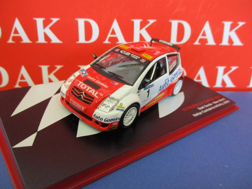 Die cast 1/43 Modellino Auto Citroen C2 S1600 Rally Cantabria 2005 D. Sordo - Immagine 2 di 4