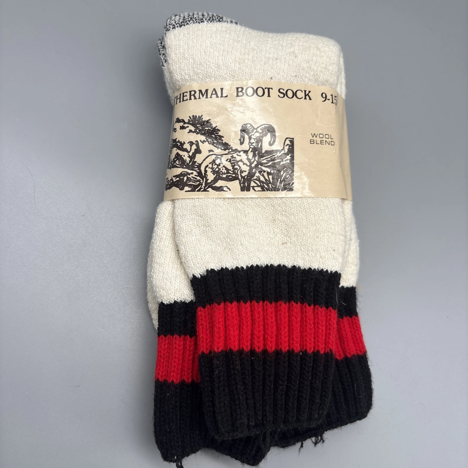 2 Vintage Pair Of Heavy Weight Boot Socks Size Large 9-15 Wool Blend Unbranded
Opens in a new window
