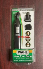 WAHL Nose Ear Brow Hair WET/DRY Battery HEAVY-DUTY Precision Detailer Trimmer