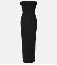 The New Arrivals Ilkyaz Ozel Sisu In Chez Castel Bow Cocktail Maxi Dress Size 34