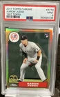 2017 TOPPS  CHROME AARON JUDGE 1987 RC 30TH  RC MT  PSA  9