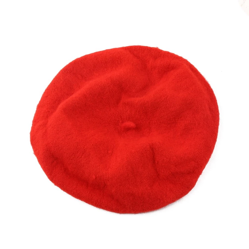 Wool Beret Hat French Style Beanie Hats Fashion Ladies Beret Caps Women Girls - Image 2 of 4
