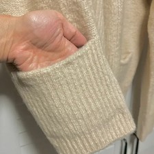 Open-Front Ivory Knit Cardigan - New with Tags