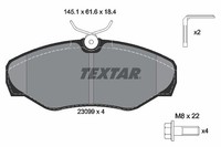 Textar Bremsbelagsatz, Scheibenbremse Vorderachse U.A. FüR Nissan, Opel, Renault