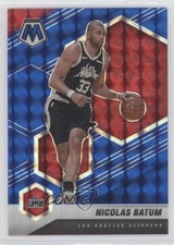 2020-21 Panini Mosaic Blue Mosaic Prizm 85/99 Nicolas Batum #82