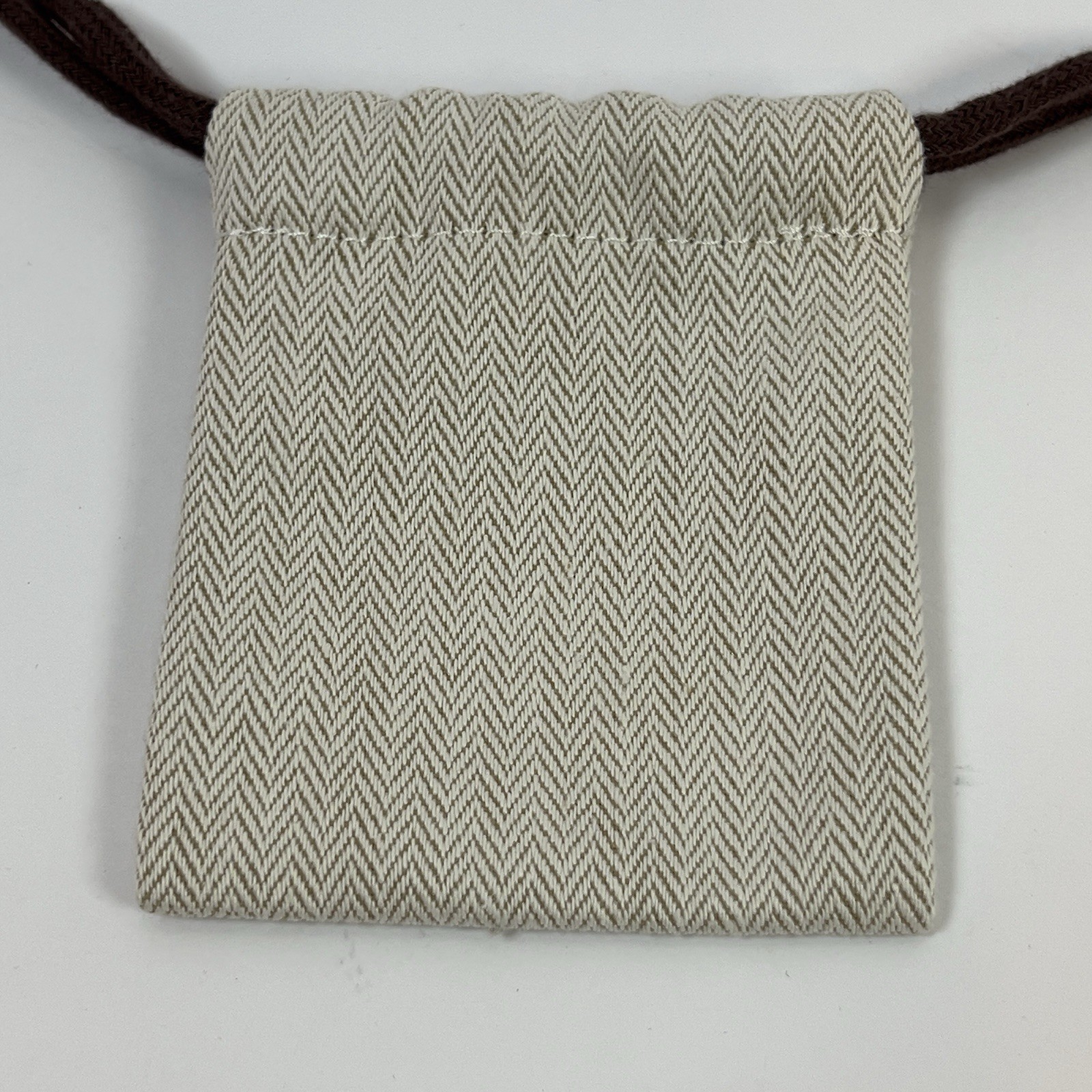 HERMES Beige Herringbone Pattern Ring Bracelet Je… - image 5