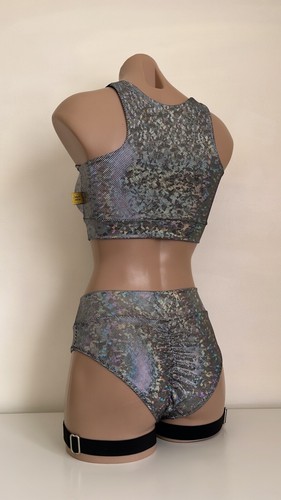 Schminke 😼 Spy Kitty dance set Polewear pole scrunch butt bottoms top garter UV - Bild 41 von 50