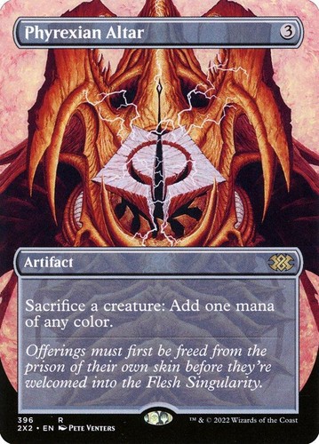 🌟 Phyrexian Altar HALO FOIL 💫 Encyclopedia 📖 Secret Lair MTG