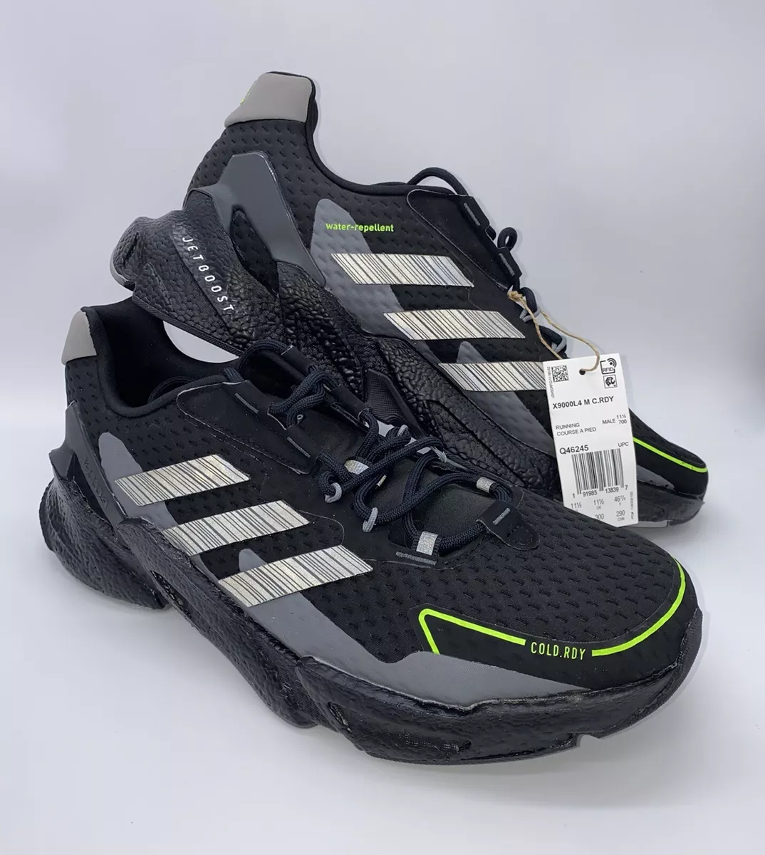 Adidas X9000L4 Cold.Rdy Shoes Size 12 Q46245 Core Black Night Metallic Carbon
