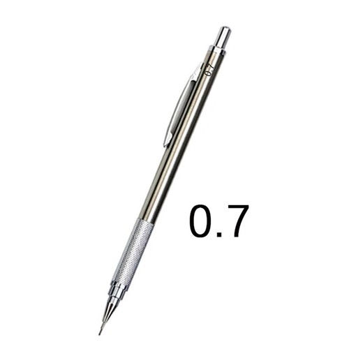 7pcs Mechanical Pencil Black Pencil Writing And Drawing Professional Pen Metal - Picture 11 of 21