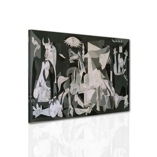 Quadro su Tela Guernica Tributo Pablo Picasso Opera d'arte Tela in Cotone Arte - Bild 2 von 7