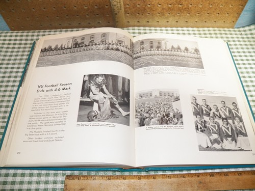1957 THE CORNHUSKER, UNIVERSITY OF NEBRASKA Yearbook - Picture 8 of 10