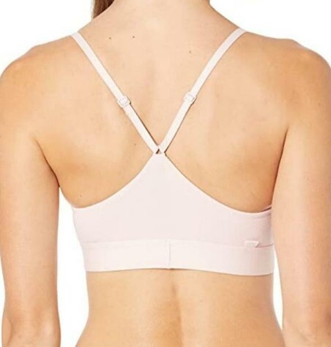 Calvin Klein CK ONE BRALETT PLÜSCH LEICHT GEFÜTTERTER BH KAUM ROSA Gr. M 34 $ NEU - Bild 3 von 12