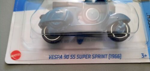 Hot Wheels Vespa 90 SS Super Sprint 1966 Blue 71/250 MINT Factory Fresh 2024 - Picture 2 of 3