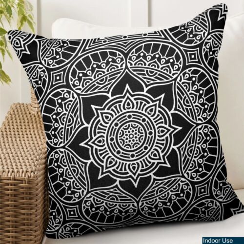 Decorative Indoor Outdoor Weatherproof Throw Pillows with Inserts – 18x18 Inches - Picture 26 of 29