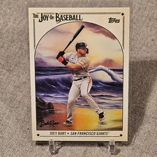#23 Joey Bart San Francisco Giants 2023 Topps X Bob Ross Joy Of Baseball