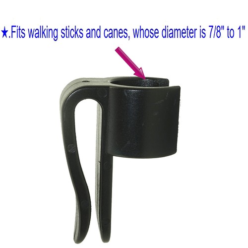 Walking Stick/Cane ~WRIST STRAP/Cord ~ Pants belt Clips Holder ~perfect solution - Picture 5 of 10