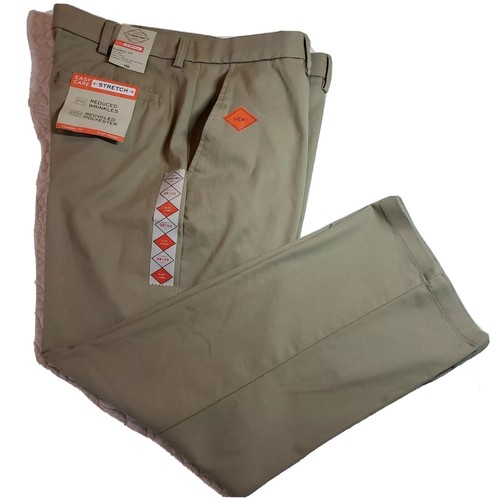 Talla 38 X 29 St. John's Bay Fácil Cuidado Para Hombres Pantalones  Ajustados CLASSIC FIT plano frontal | eBay