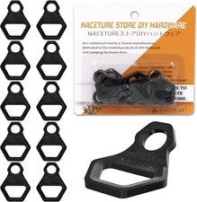 Tie Down Anchor Hook Heavy Duty Stainless Steel Tie Down Strap Rings Acc 10 Pack