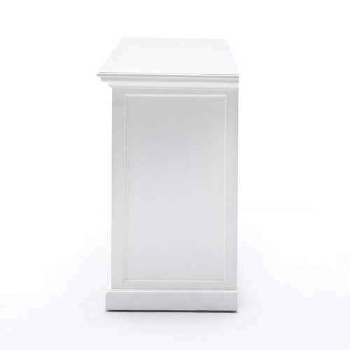 Hamptons Style White Buffet & Hutch with Glass- Partial Assembly - Home Delivery - Picture 10 of 14