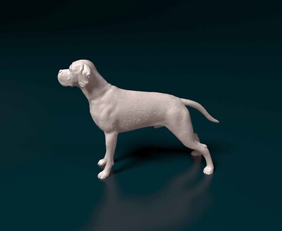 Portuguese Pointer Dog Scale Model 3D Print Miniature RR Dollhouse Dog Breed