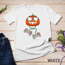 Halloween Jack O Lantern Gamer Boys Kids Men Funny Halloween Unisex T-shirt