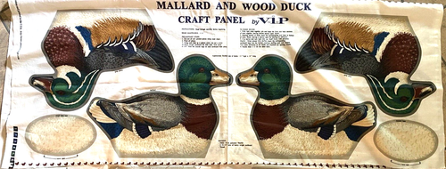 Menge 8 Paneele Mallard & Holzente Handwerk Panel Baumwolle Cranston P1040 V.I.P.