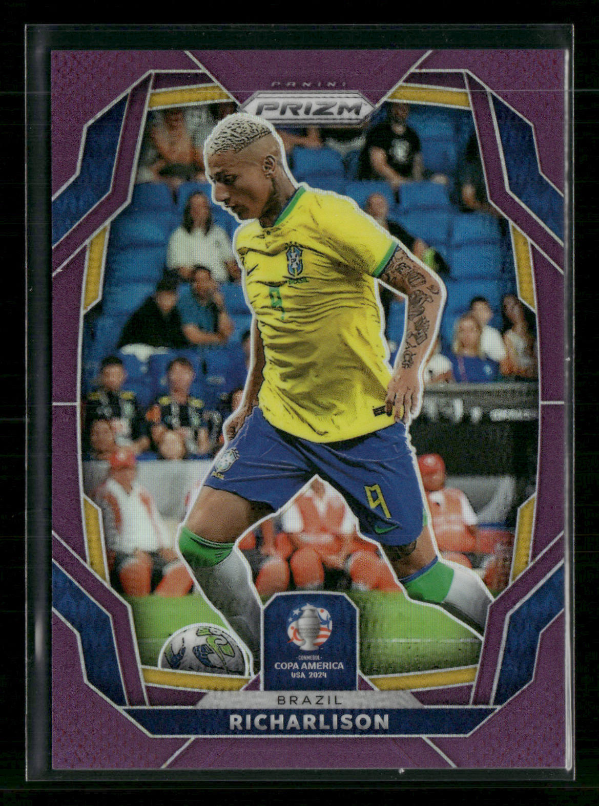 2024 Panini Prizm Conmebol Copa America Richarlison Purple 49/49 [huaA48