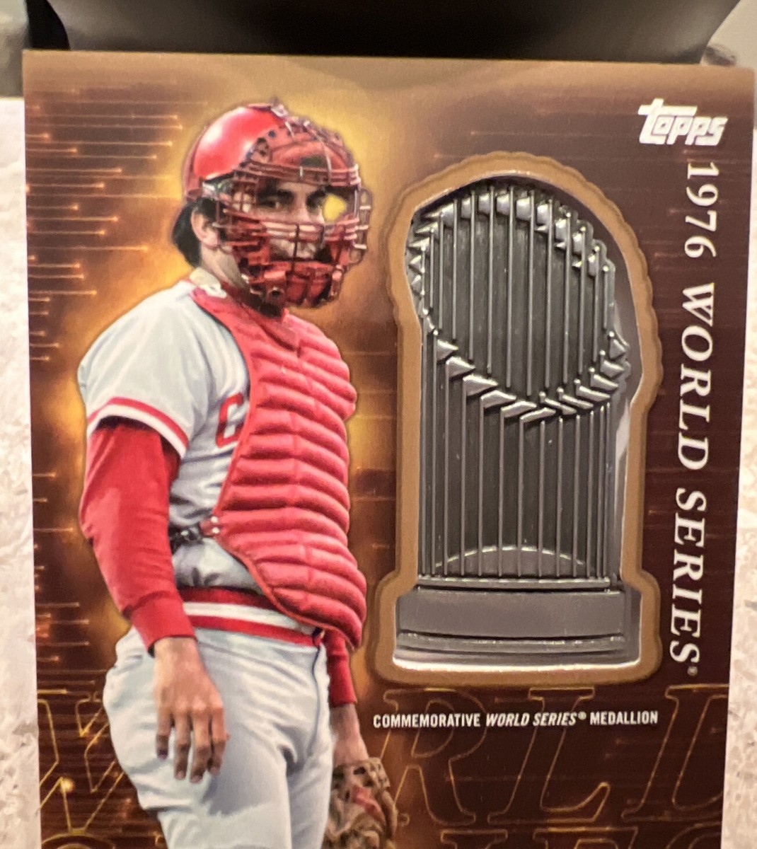 2023 Topps Update 1976 World Series Medallion Johnny Bench