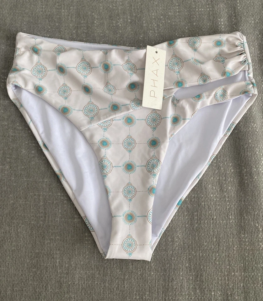 Nuevo Botón de Natación Boho Cintura Alta Phax Dots Talla XL Foto 3 de 4