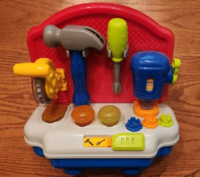 Mini Work Bench with Tools- Toy's R Us- Toddler Pretend Play Toy  - NEW -