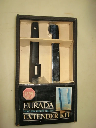 NEW EURADA BASIC LOW-MOUNT CHROME MIRROR EXTENDER KIT, PETERSON, PM 652