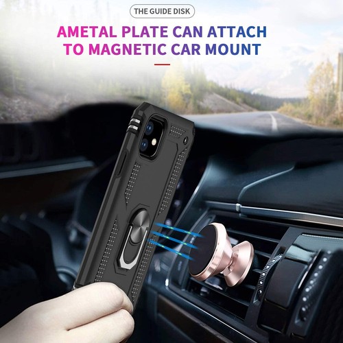 For Google Pixel 7 Hybrid Dual Layer TPU with Ring Stand Armor Shell Case Cover - Picture 6 of 64