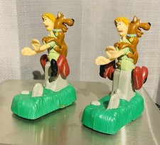 Vintage Scooby Doo and Shaggy Toy Hanna-Barbara 1996 Burger King Lot of 2