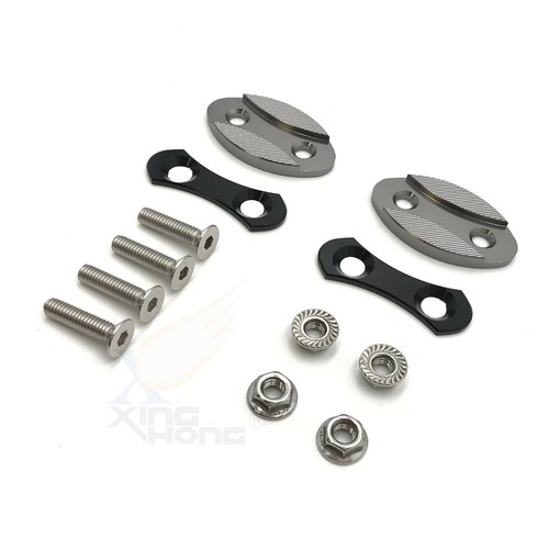Motorcycle Gray Mirror Block Off Plates Mirror Cover Caps For 13-18 BMW S1000RR - Picture 3 of 5