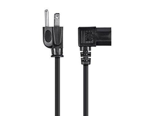 Monoprice 6ft 14AWG Right Angle Power Cord Cable w/ 3 Conductor PC Power - Picture 2 of 7