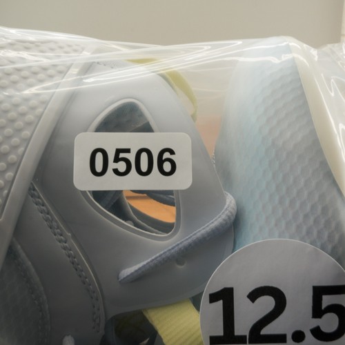 Size 12.5 Nike Huarache 9 Elite LAX SE Mid Football Grey Black for