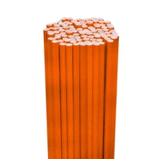 1000 Pack of 48" Long Driveway Markers Snow Plow Stakes Poles Orange