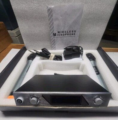  KTV Professional Wireless Microphone System Used In Original Box