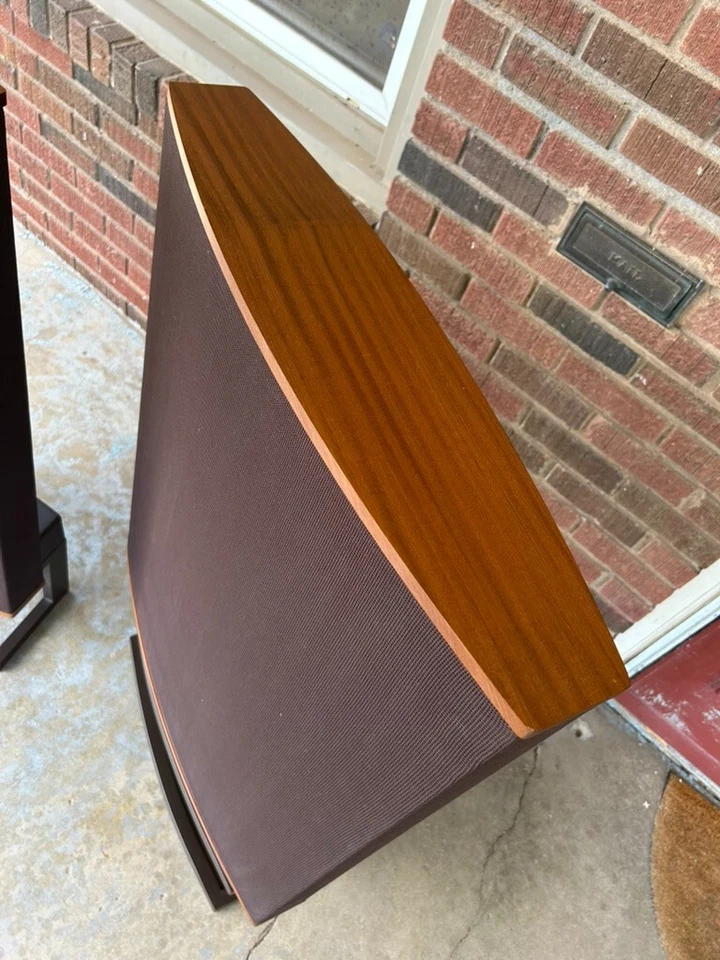 Quad ESL 63 Electrostatic Loudspeakers Speakers w/ Stands CLEAN As-Is - Image 2 of 4