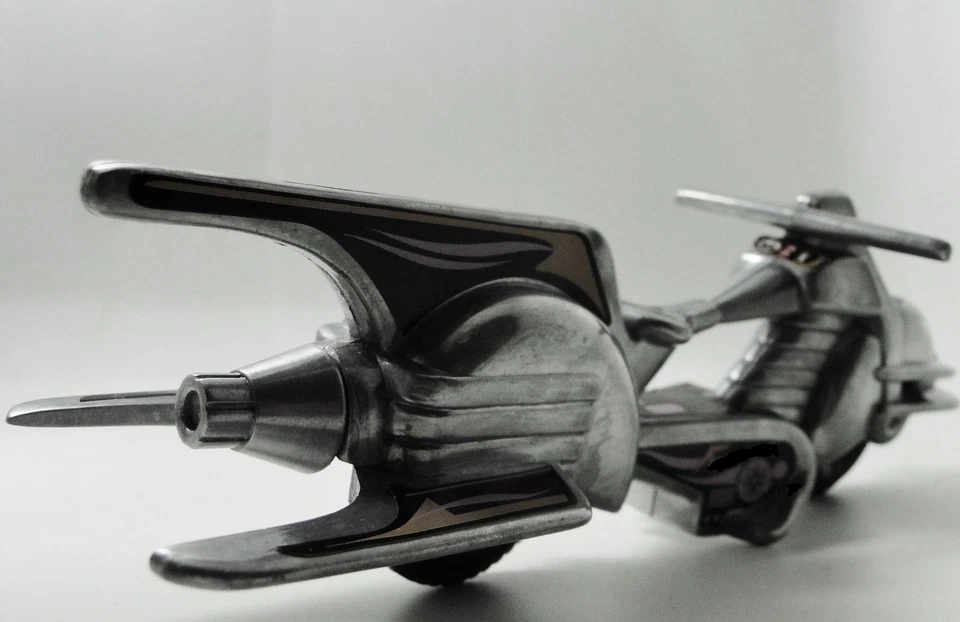 Cohete Bicicleta Jet Motocicleta Bicicleta Espacial Nave Espacial Modelo de Juguete de Metal de Colección Foto 3 de 4