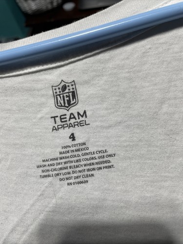 NFL TEAM APPAREL San Diego Chargers Women's 4 (4X) 100% Cotton T-shirt White - Picture 4 of 4