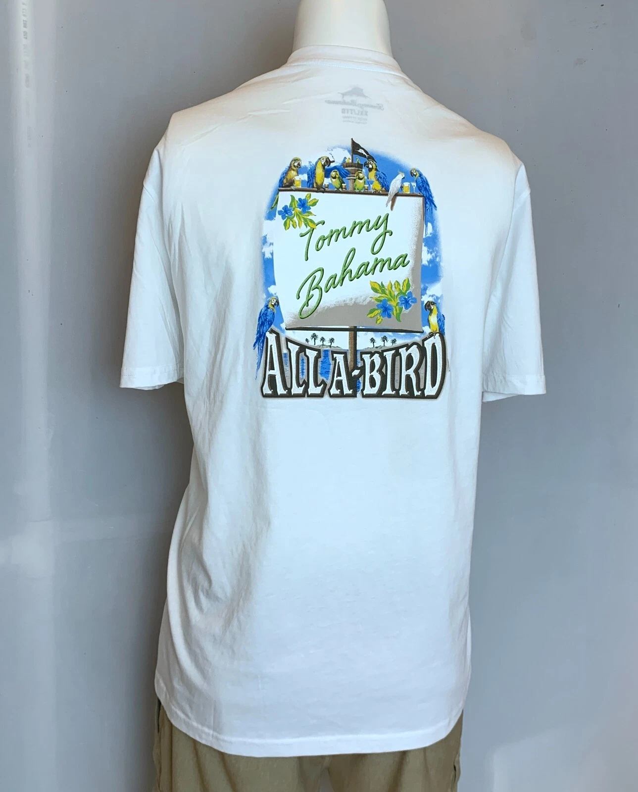 Tommy Bahama Shirt Mens 2XL 3XL White Short Sleeve Parrots Beach T-Shirt
Opens in a new window or ta