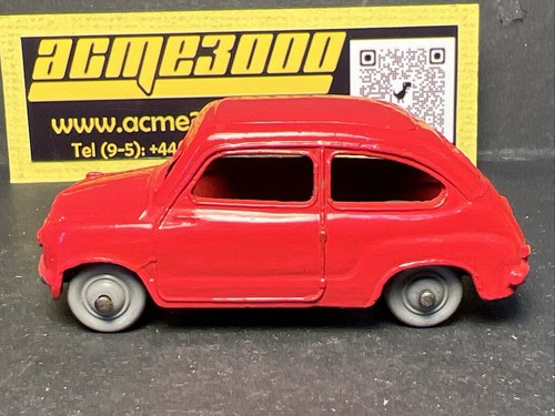 1958-61 Dinky Toys - 183 FIAT 600 SALOON - Red - Original Box - Picture 2 of 19