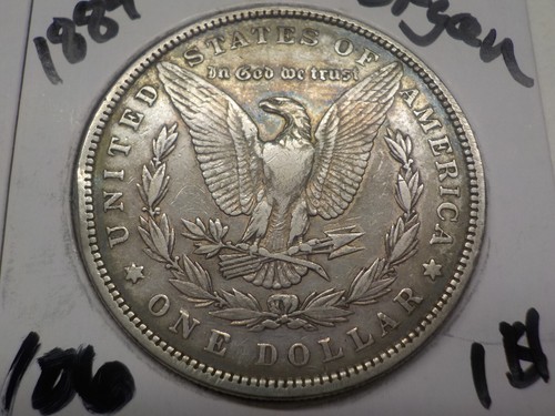 1884 Morgan Silver Dollar Silver Coin Nice Toning on Edges - Picture 23 of 23