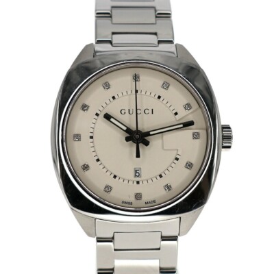 Gucci YA142403 GG2570 Quartz Women's Watch White Dial Analog