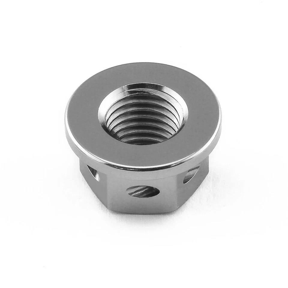 Tuercas de seguridad de carrera piñón trasero de titanio para Suzuki GSXR600 GSXR750 2001-2010 Foto 3 de 4