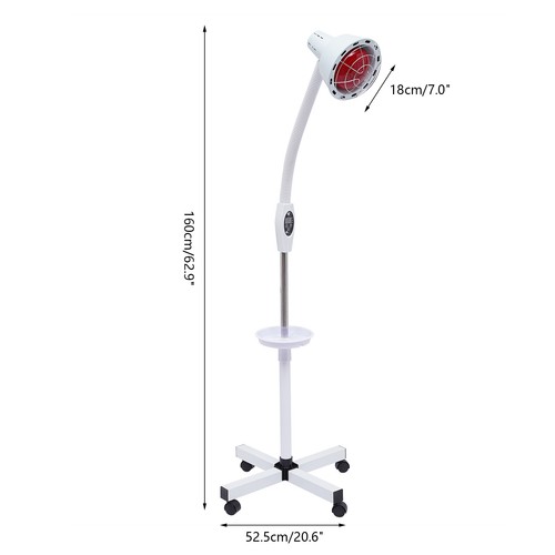 Infrared Light,275W Near Red Infrared Heat Lamp for Relieve Pain & Muscle Ache - Picture 4 of 15