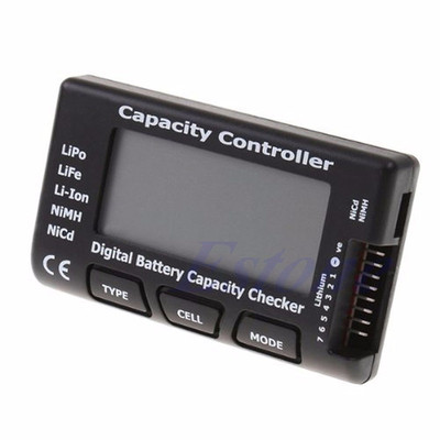 Digital Battery Capacity Checker RC CellMeter 7 Fr LiPo LiFe Li-ion NiMH Nicd-