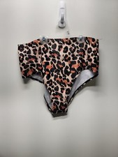Leopard Print Pantie Size Large L BIKINI